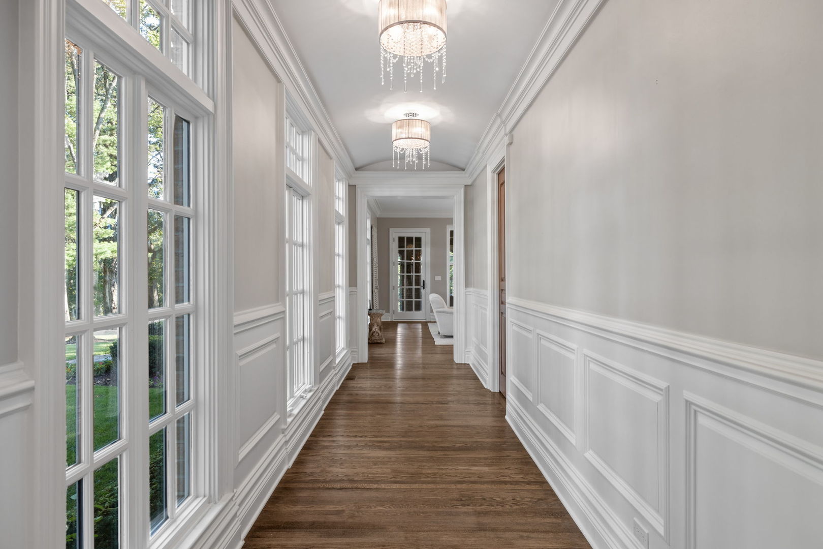 5021 Minkler Road Yorkville, IL 60560 - Photo 48 of 92 a view of a hallway with wooden floor and staircase