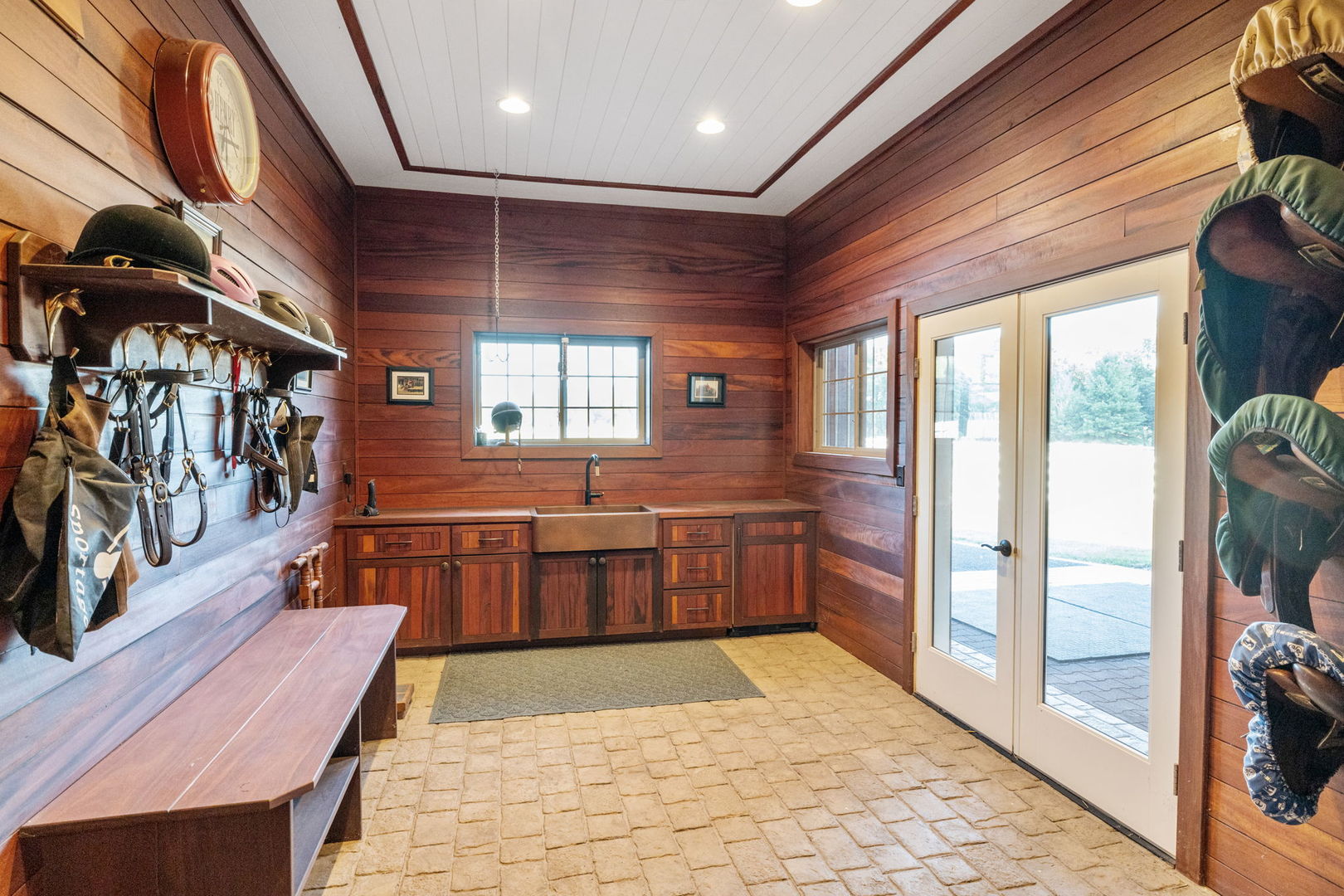 5021 Minkler Road Yorkville, IL 60560 - Photo 80 of 92 a large room with lots of wooden furniture and a rug