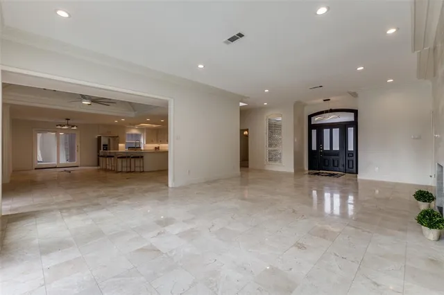 a view of an empty room