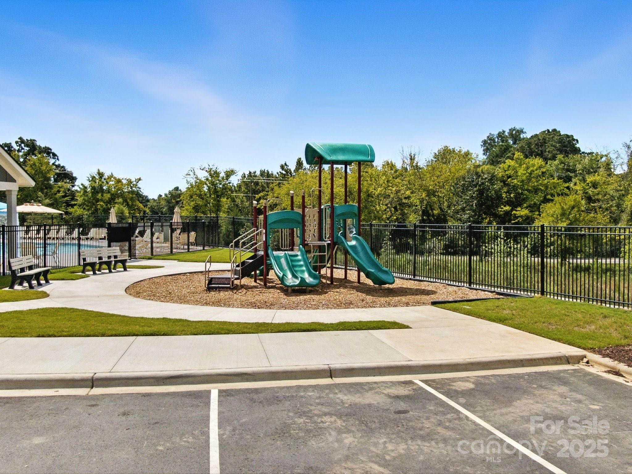 13156 Rover Street Charlotte, NC 28273 - Photo 34 of 37 a view of a playground with basketball court