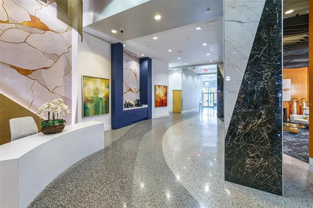 a view of a bathroom with a shower