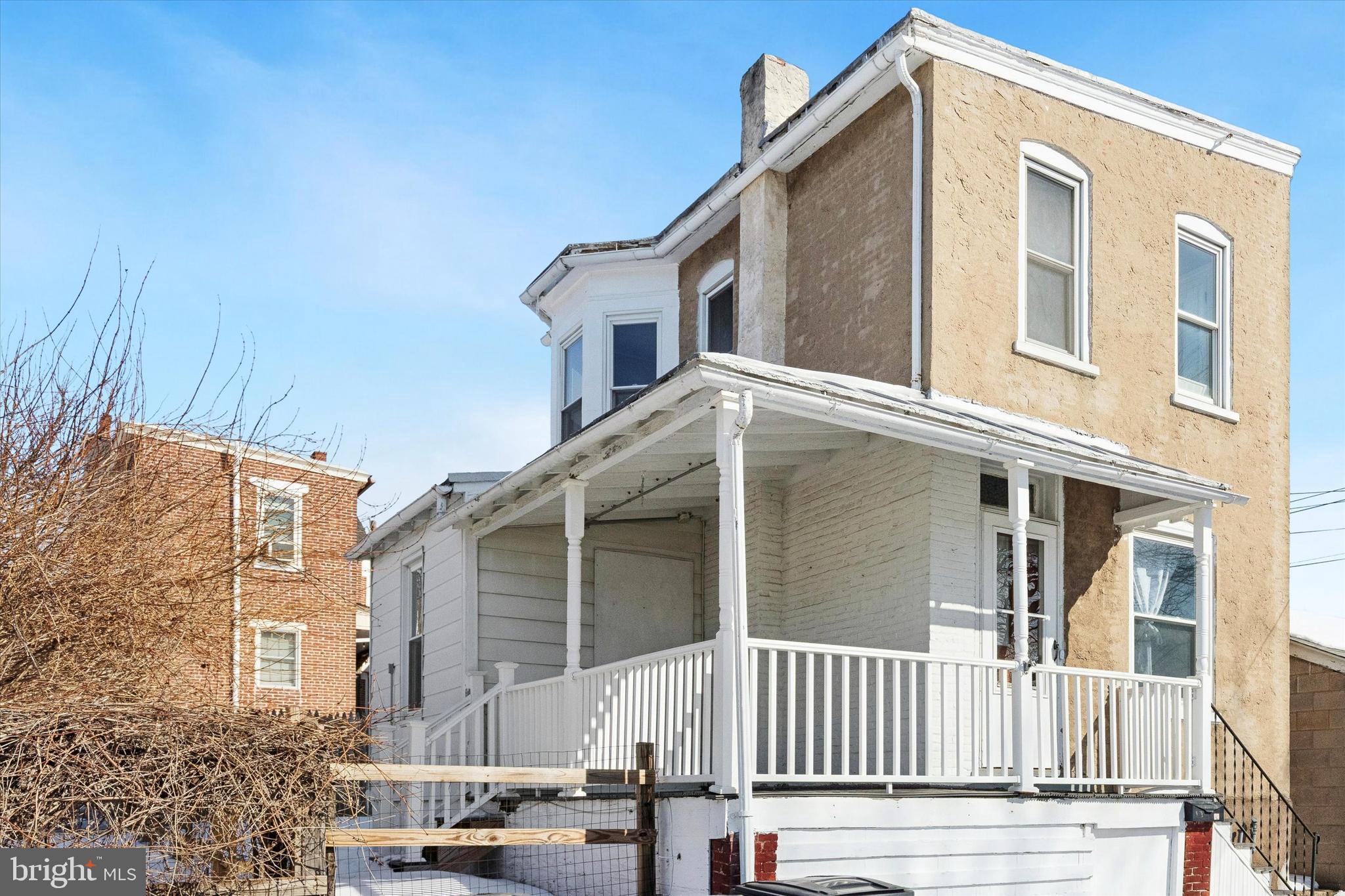a view of a house with a window