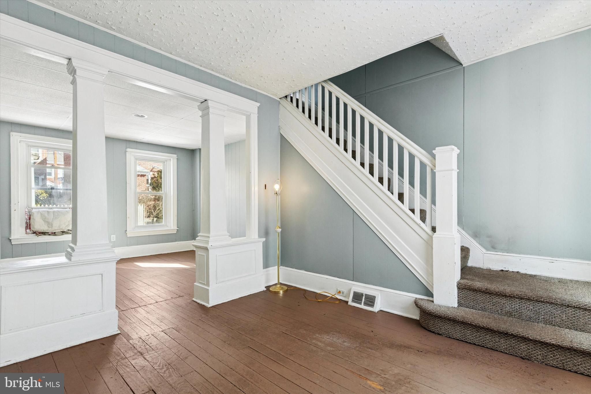 24 East 5th Street Pottstown, PA 19464 - Photo 13 of 15 a view of entryway and hall with wooden floor