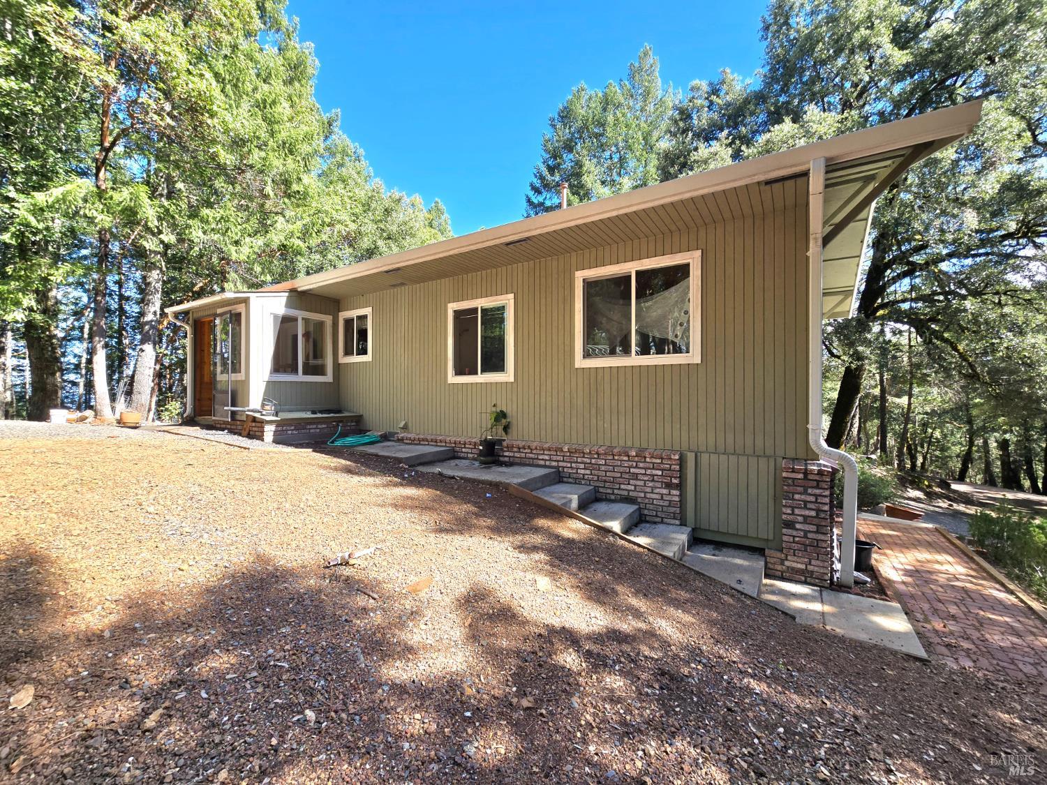 36193 Covelo Road Willits, CA 95490 - Photo 3 of 30 a house view with a outdoor space