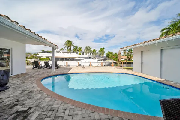 a view of a swimming pool