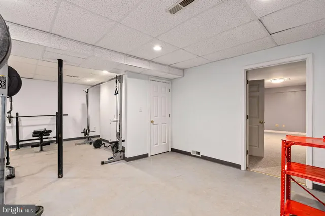 a view of an empty room