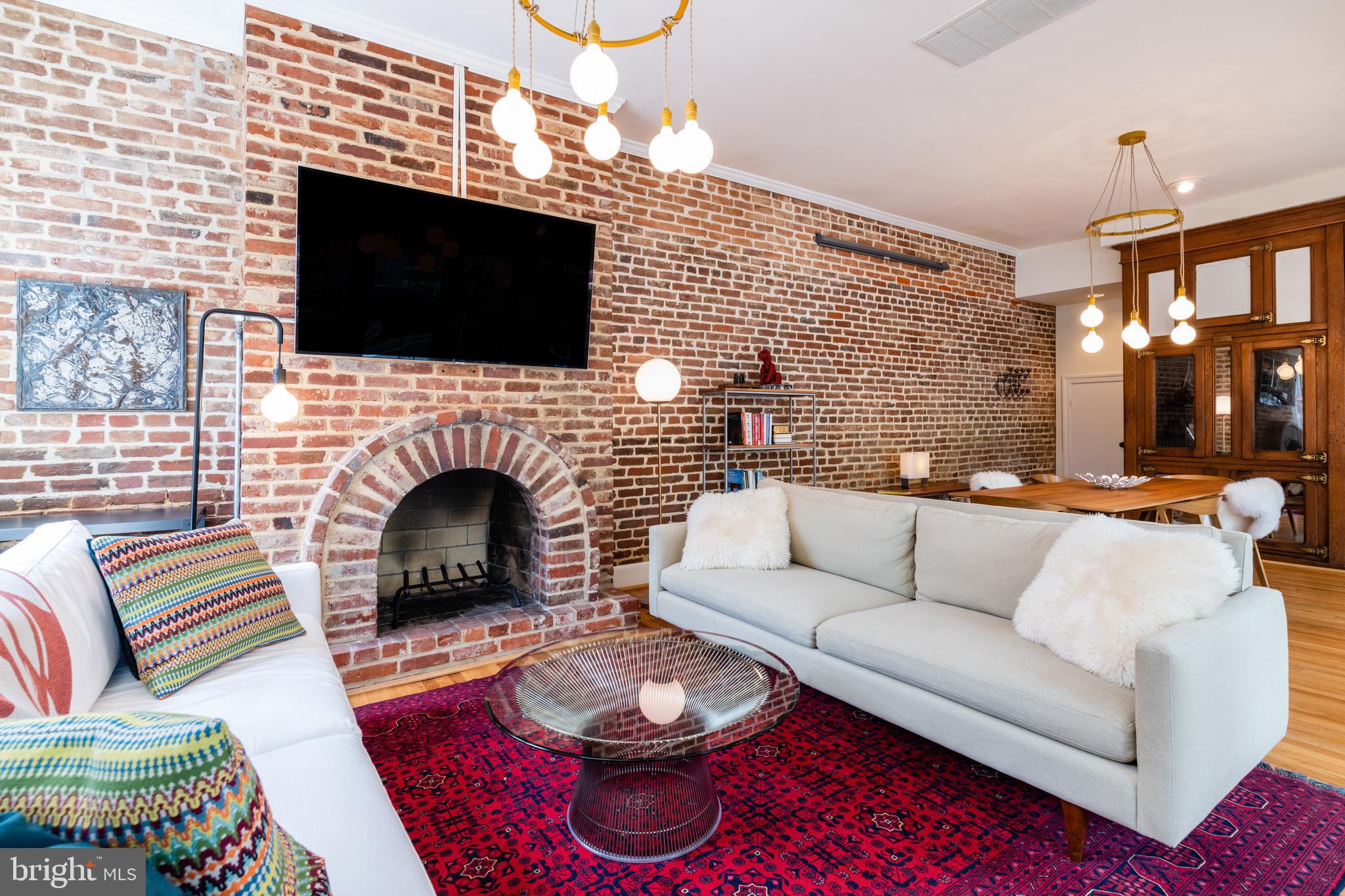 252 10th Street Northeast Washington, DC 20002 - Photo 15 of 37 Beautiful feature fireplace in your living room