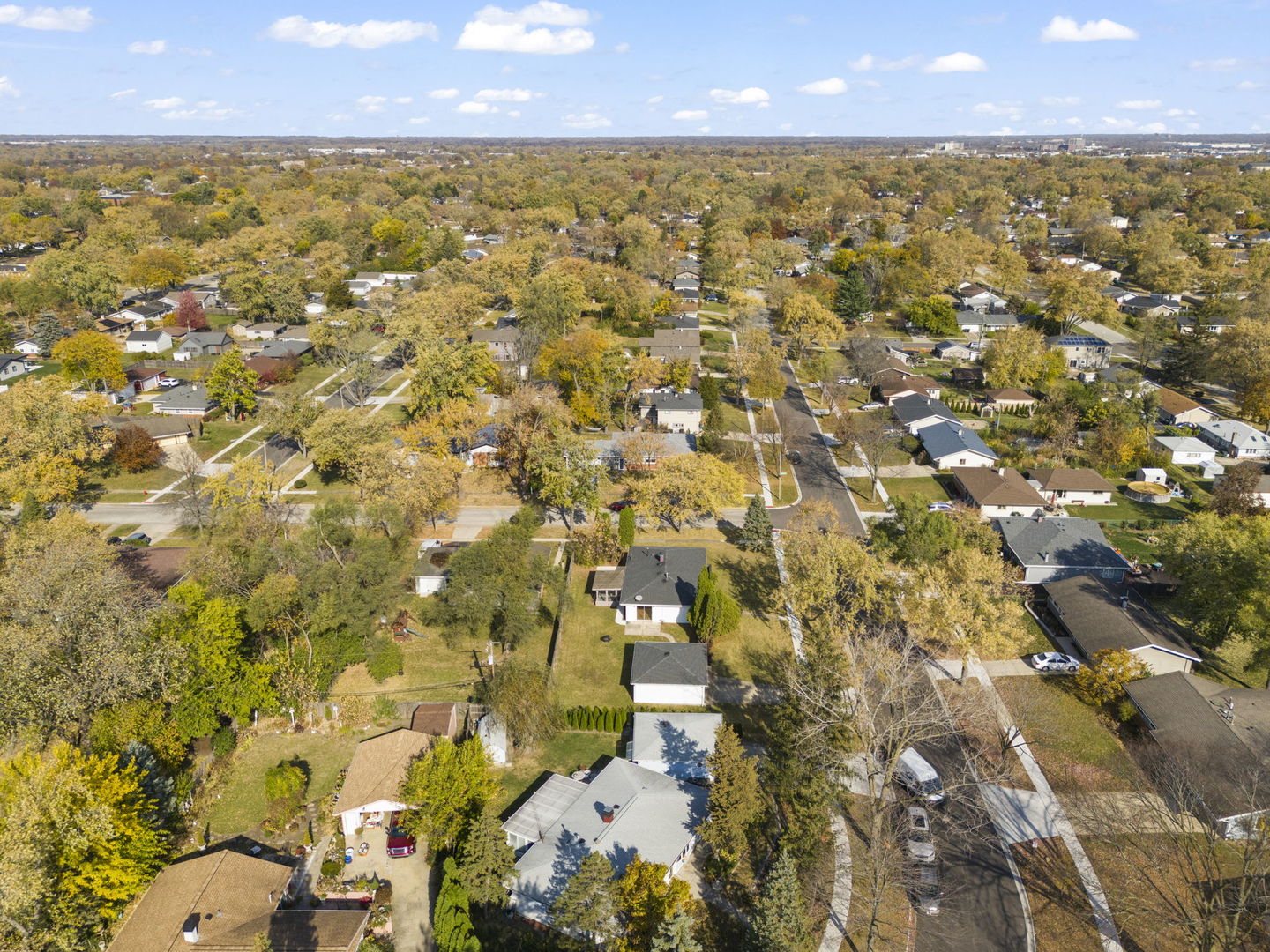 90 Pleasant Street Hoffman Estates, IL 60169 - Photo 38 of 43 an aerial view of residential houses with outdoor space