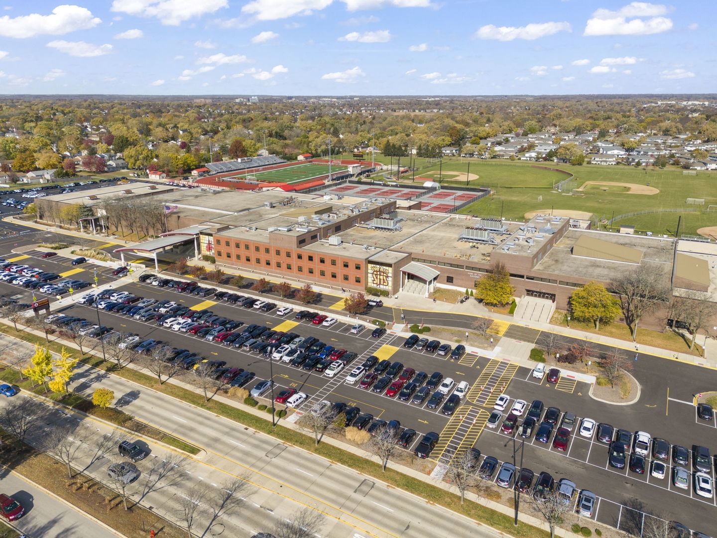 90 Pleasant Street Hoffman Estates, IL 60169 - Photo 41 of 43 a city view with an ocean view