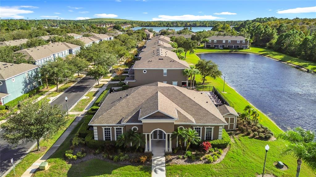 10300 Manderley Way, Unit 119 Orlando, FL 32829 - Photo 37 of 42 an aerial view of a house with a big yard