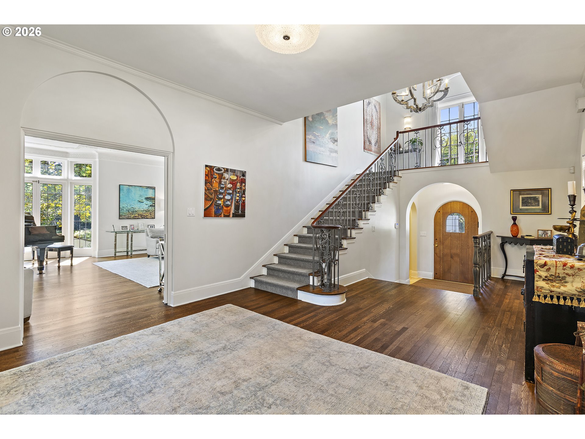 1905 South Greenwood Road Portland, OR 97219 - Photo 21 of 46 a view of entryway and hall with wooden floor
