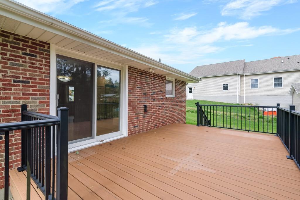 6130 Orchard Lane Butler, PA 16002 - Photo 9 of 24 a view of a deck with a backyard