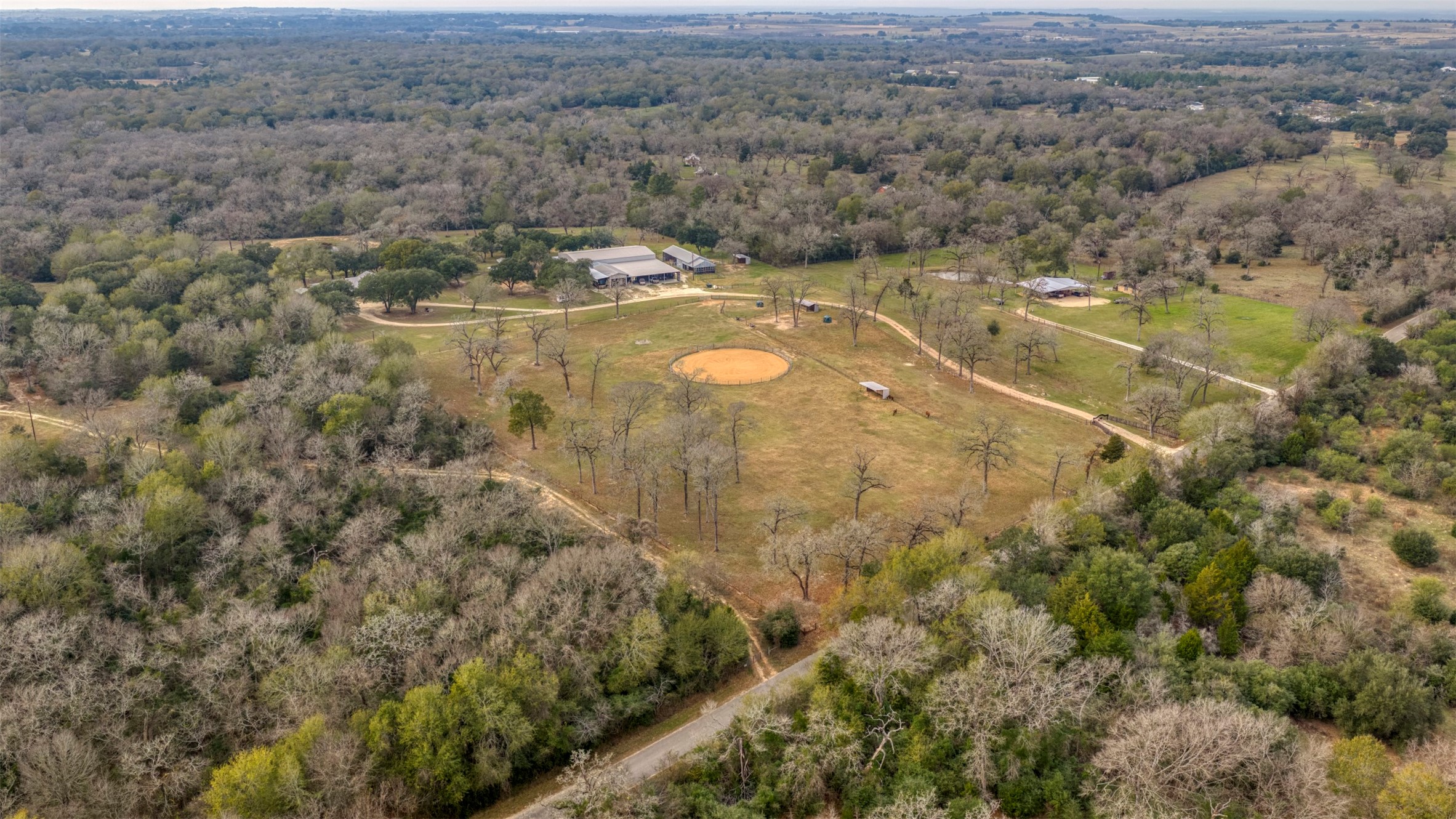 8775 Lone Star Road Washington, TX 77880 - Photo 4 of 44 a view of a yard with an outdoor space