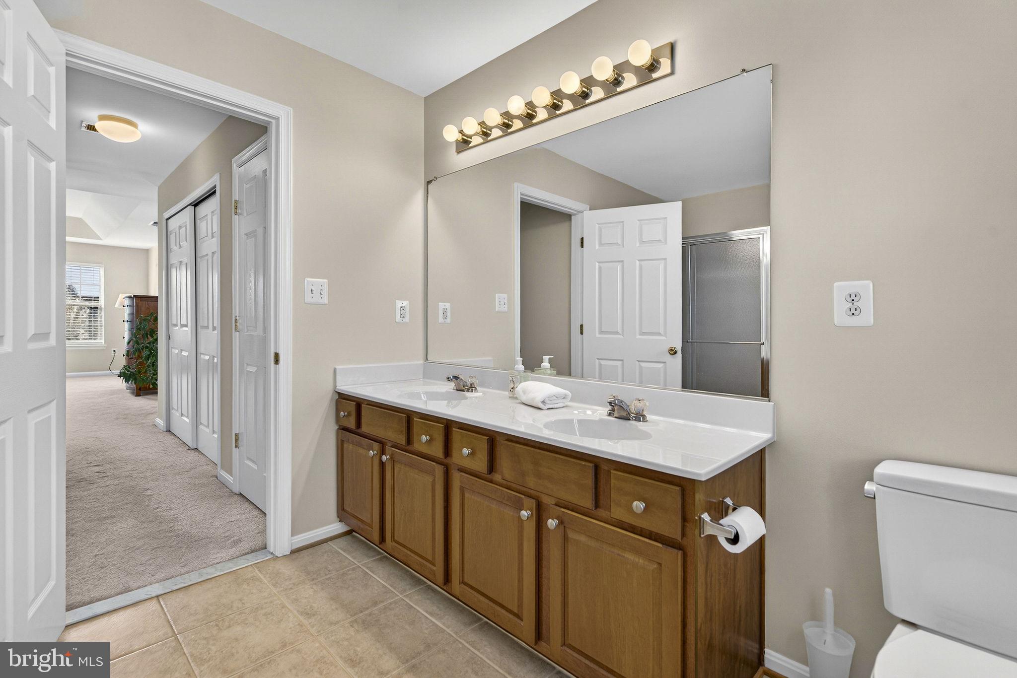 742 Blossom Tree Road Culpeper, VA 22701 - Photo 39 of 60 a bathroom with a sink and a mirror