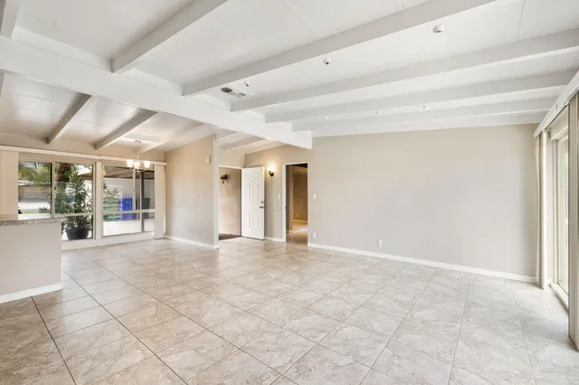 a view of an empty room