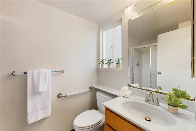 a brick building with a large windows