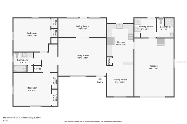 $425,000 | 6221 Dartmouth Avenue North, St. Petersburg, FL 33710