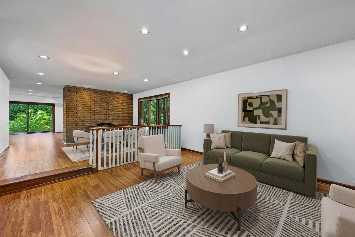 1985 Clavey Road Highland Park, IL 60035 - Photo 5 of 35 a living room with furniture and a wooden floor