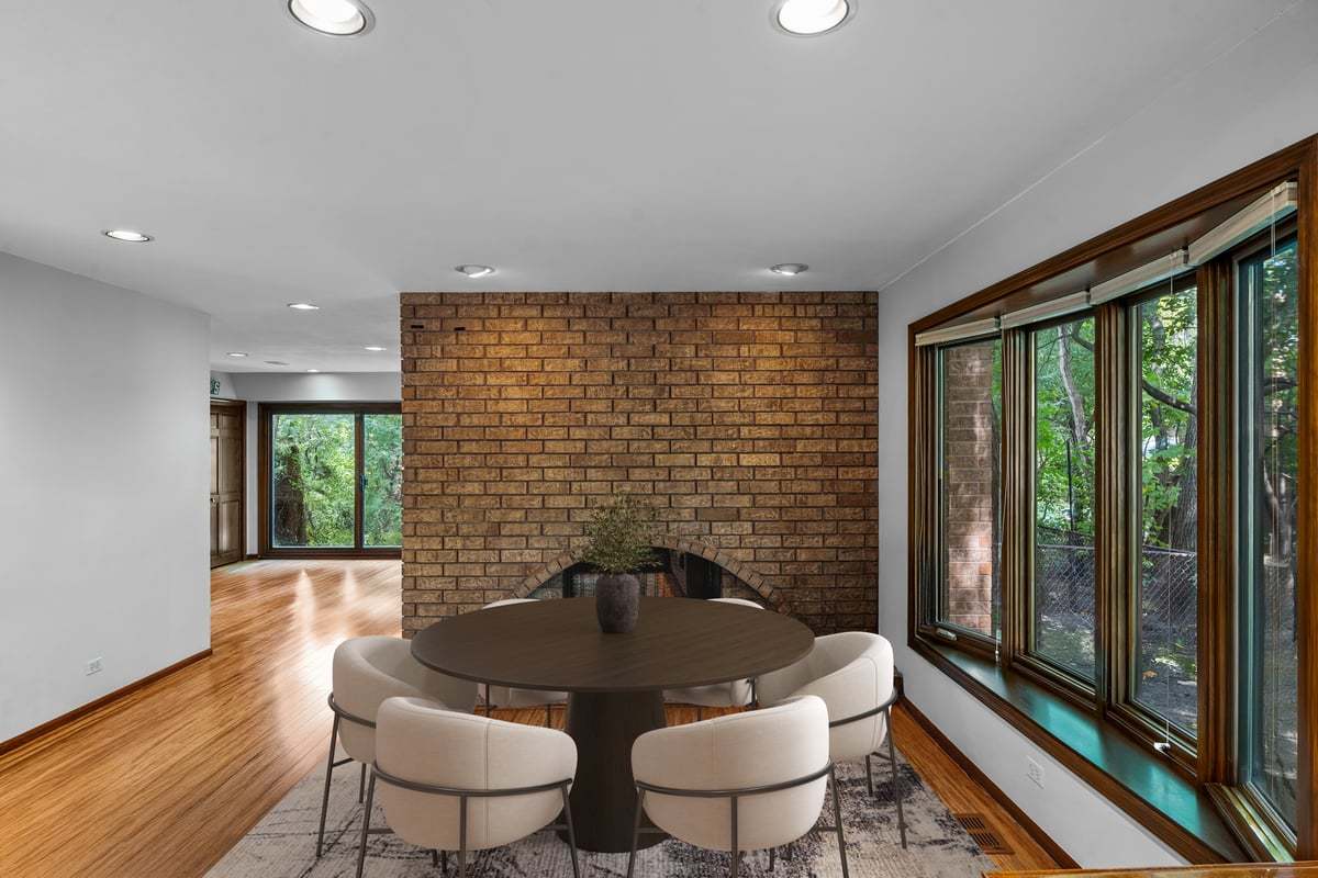 1985 Clavey Road Highland Park, IL 60035 - Photo 6 of 35 a table and chairs in a room next to a window