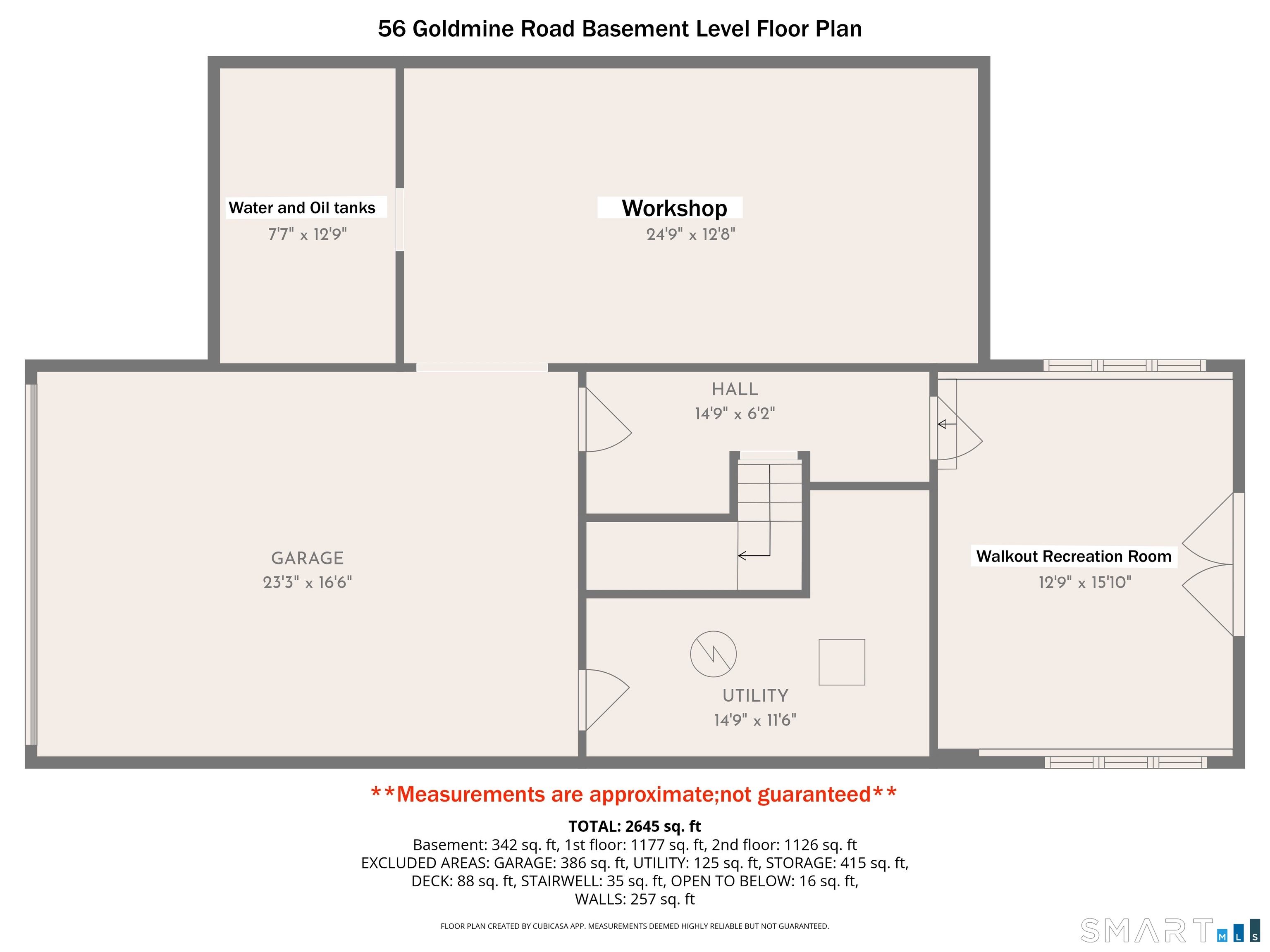 56 Gold Mine Road Roxbury, CT 06783 - Photo 40 of 40 Basement level.