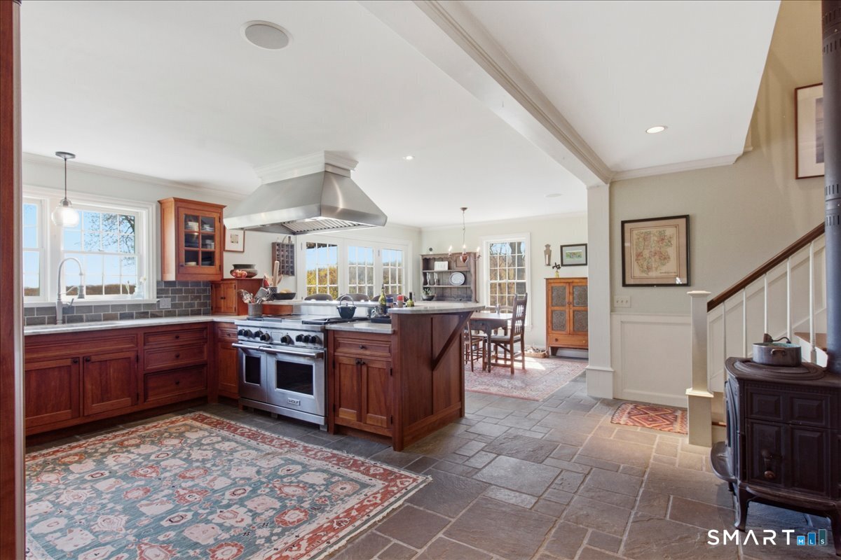 56 Gold Mine Road Roxbury, CT 06783 - Photo 7 of 40 Open space kitchen/dining.