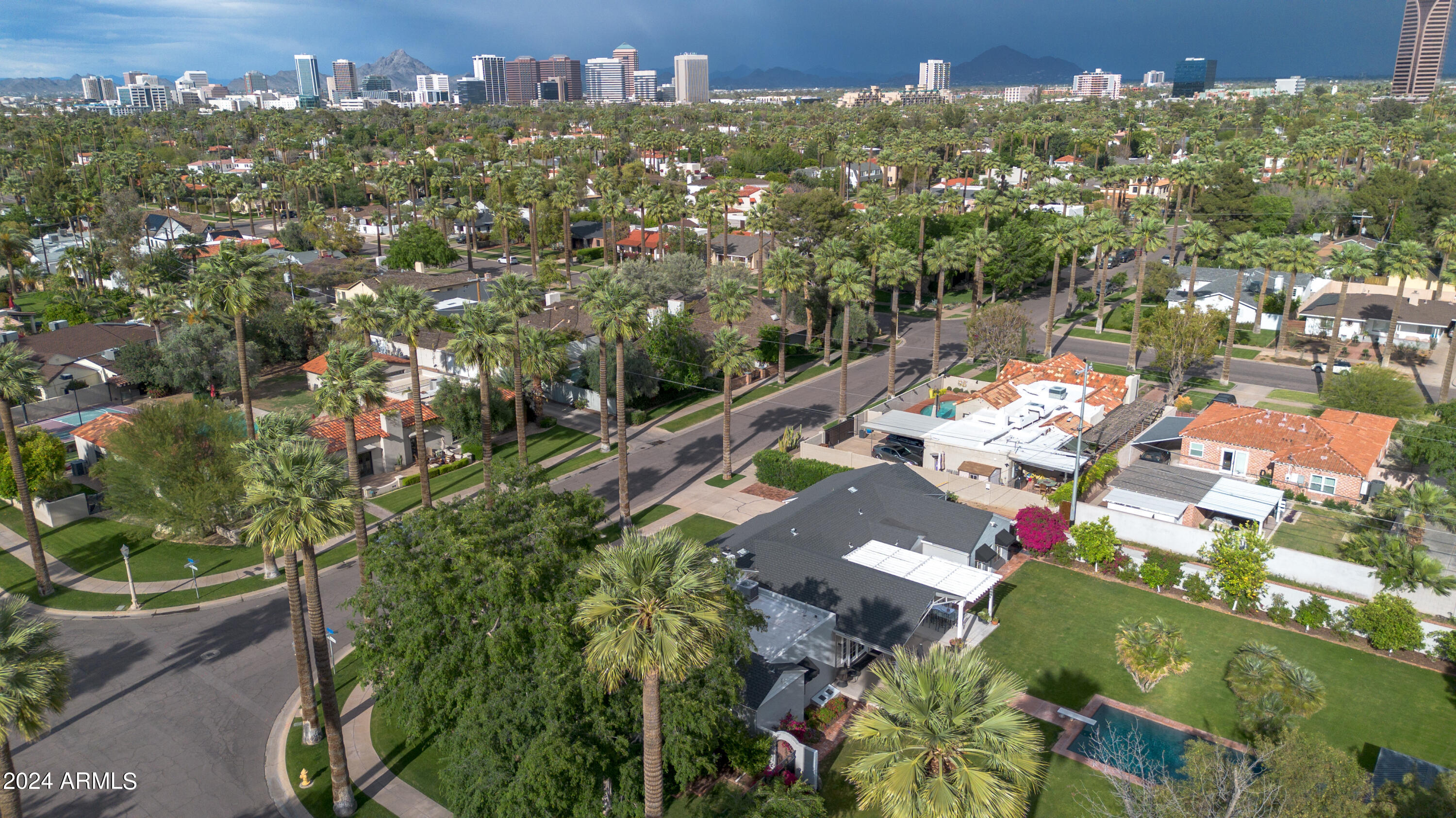 1117 West Coronado Road Phoenix, AZ 85007 - Photo 48 of 51 1117 W Coronado DJ aerial 1