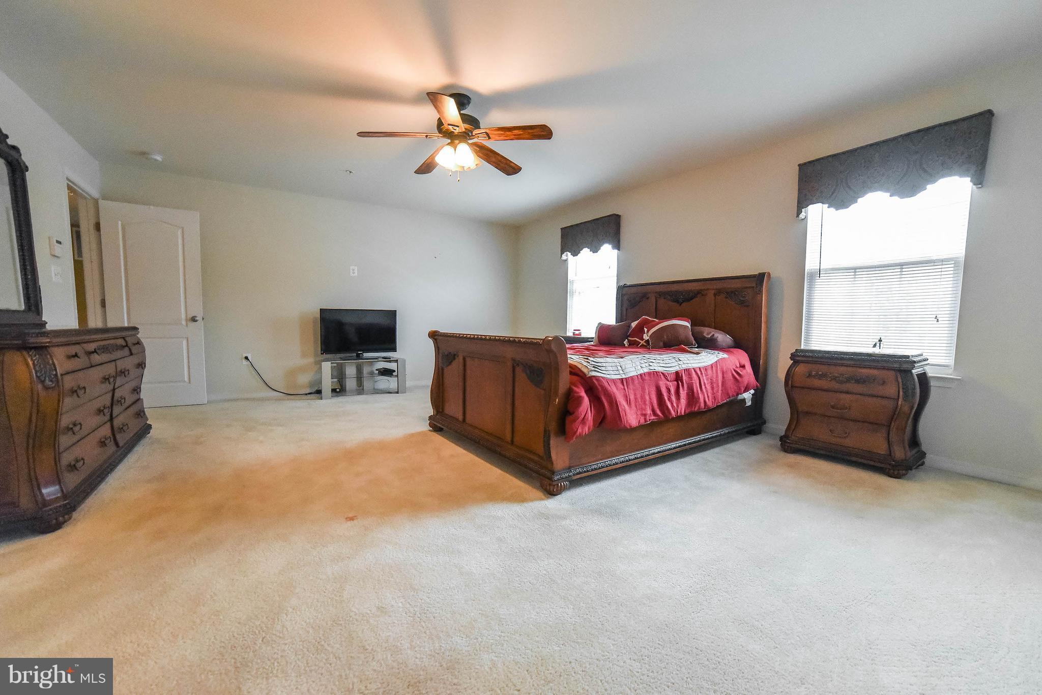 15319 Pulaski Road Brandywine, MD 20613 - Photo 10 of 30 Master bedroom w/ceiling fan...