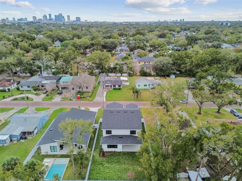 809 West Indiana Avenue Tampa, FL 33603 - Photo 64 of 64 an aerial view of residential houses with outdoor space and trees