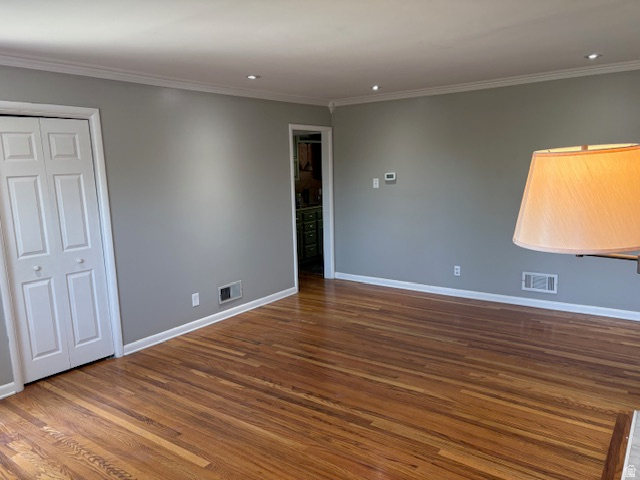 2313 150 East Bountiful, UT 84010 - Photo 7 of 39 Hardwood flooring throughout featuring recessed lighting and crown molding
