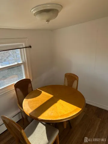 a view of a swimming pool and lounge chair