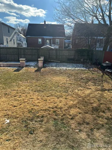a backyard of a house