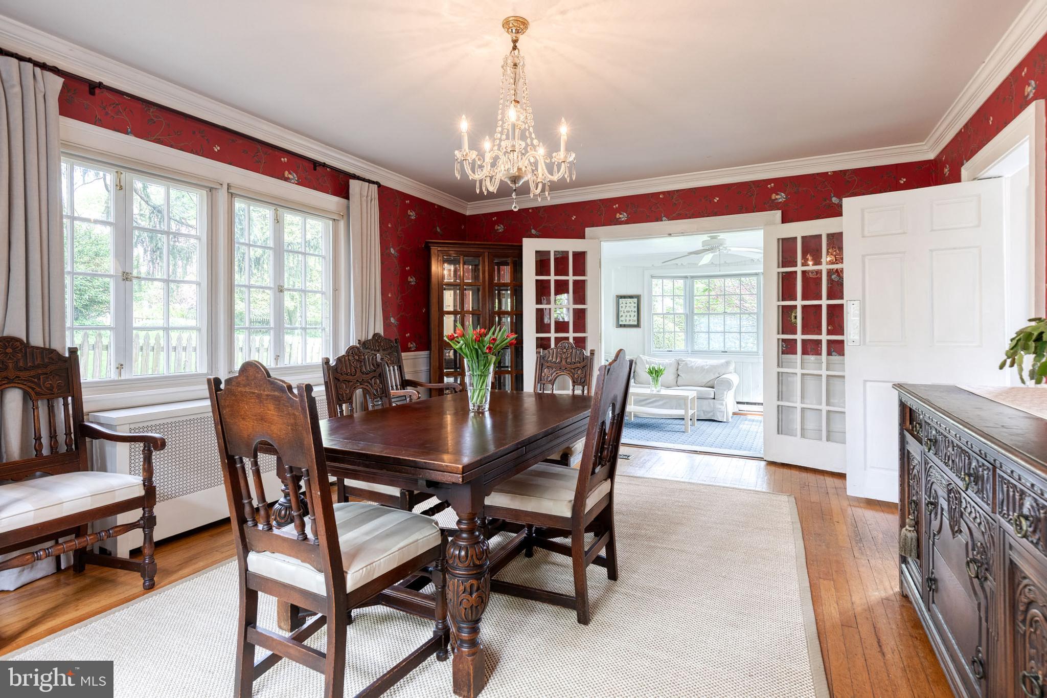 202 Taplow Road Baltimore, MD 21212 - Photo 17 of 56 a view of a dining room with furniture window and outside view