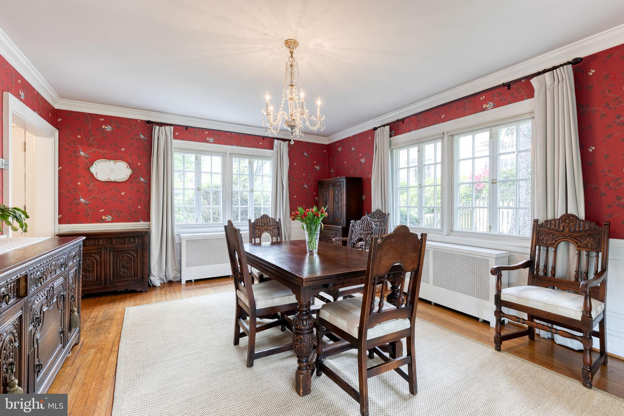 202 Taplow Road Baltimore, MD 21212 - Photo 22 of 56 a view of a dining room with furniture window and outside view