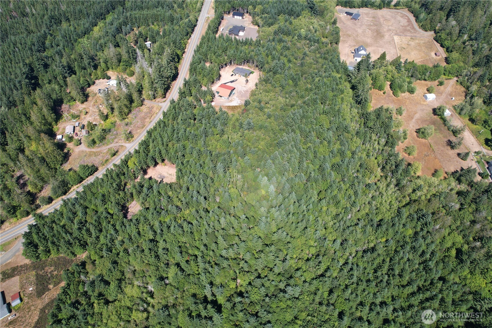 0 Southeast Lynch Road Shelton, WA 98584 - Photo 15 of 15 an aerial view of a house with a yard and garden