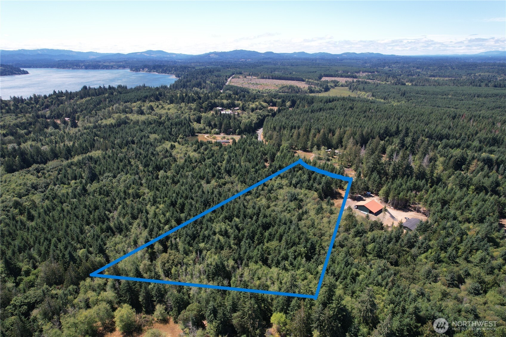 0 Southeast Lynch Road Shelton, WA 98584 - Photo 5 of 15 an aerial view of a house with a garden