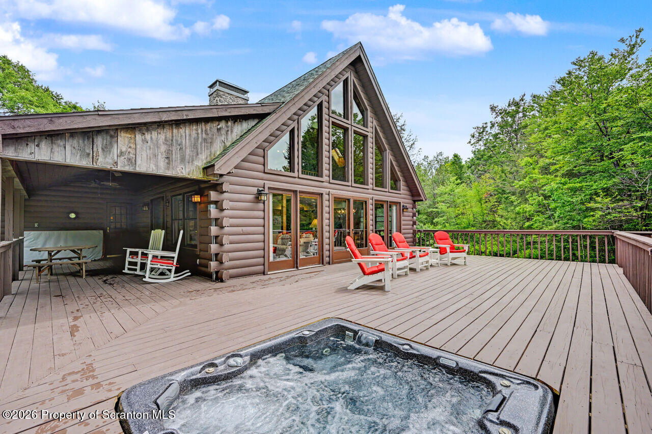 1874 N Road Union Dale, PA 18470 - Photo 87 of 102 Built in hot tub