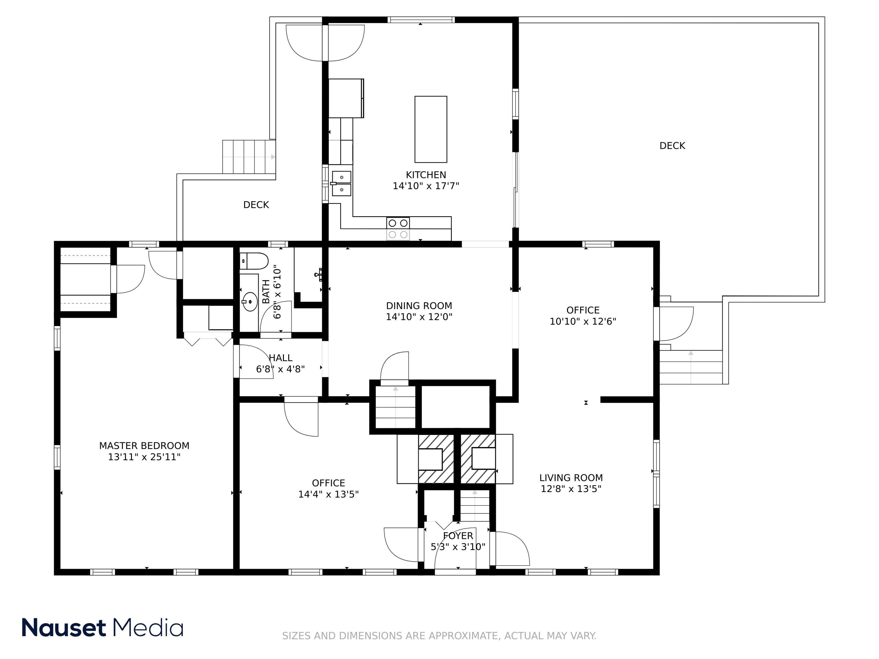 80 Sisson Road Harwich Port, MA 02646 - Photo 32 of 34 First Level Floor Plan
