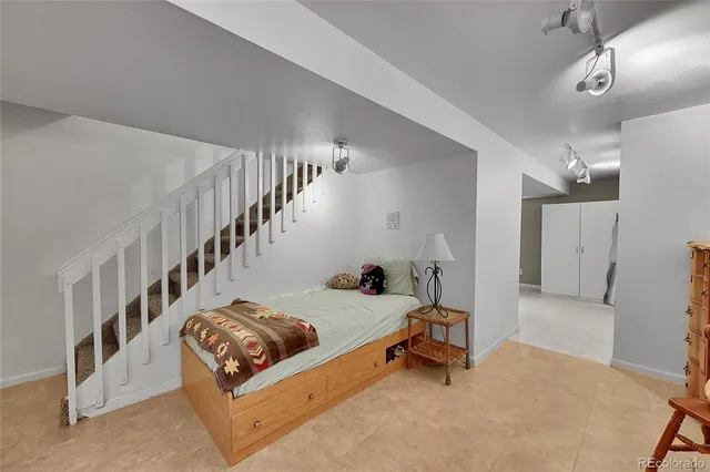 a room with gym equipment