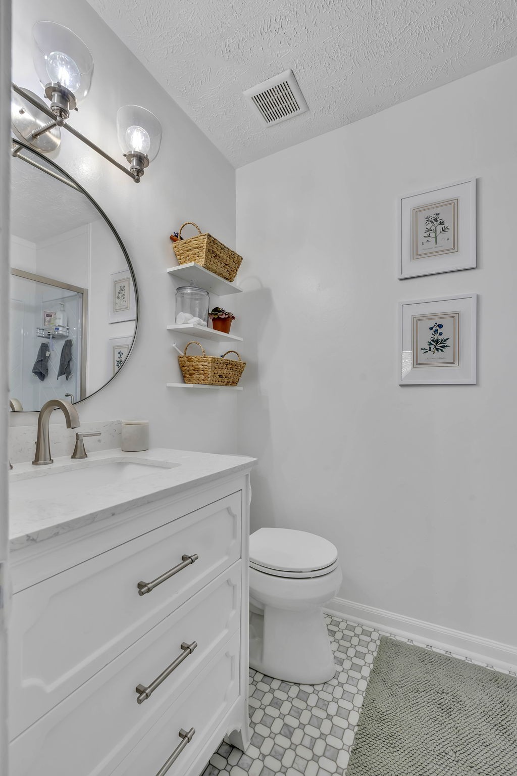 3941 Honeysuckle Way Chapel Hill, TN 37034 - Photo 22 of 38 a bathroom with a sink a toilet a mirror and shower