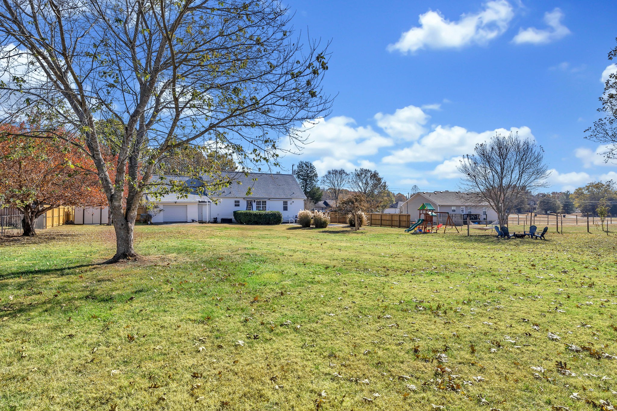 3941 Honeysuckle Way Chapel Hill, TN 37034 - Photo 37 of 38 a view of a yard with a house in the background
