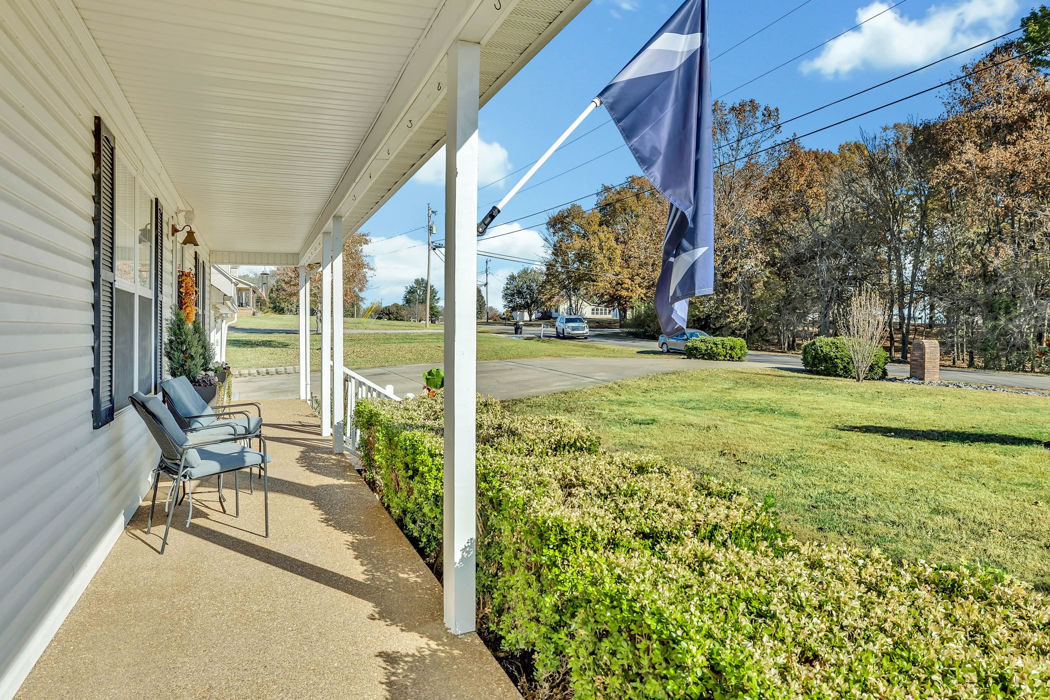 3941 Honeysuckle Way Chapel Hill, TN 37034 - Photo 6 of 38 a view of a porch with chairs and backyard