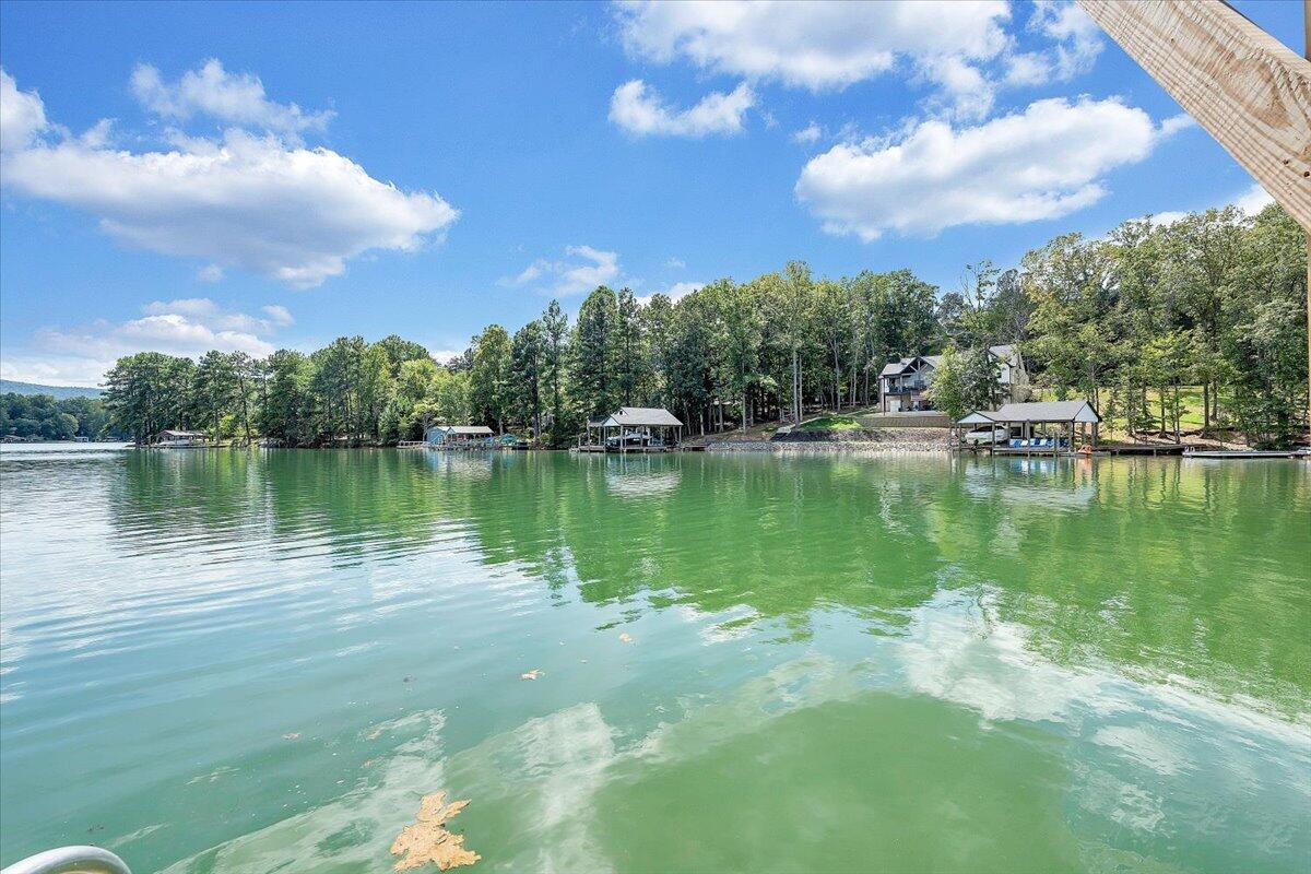 2544 Patmos Church Road Huddleston, VA 24104 - Photo 20 of 33 a view of a lake with houses in the back