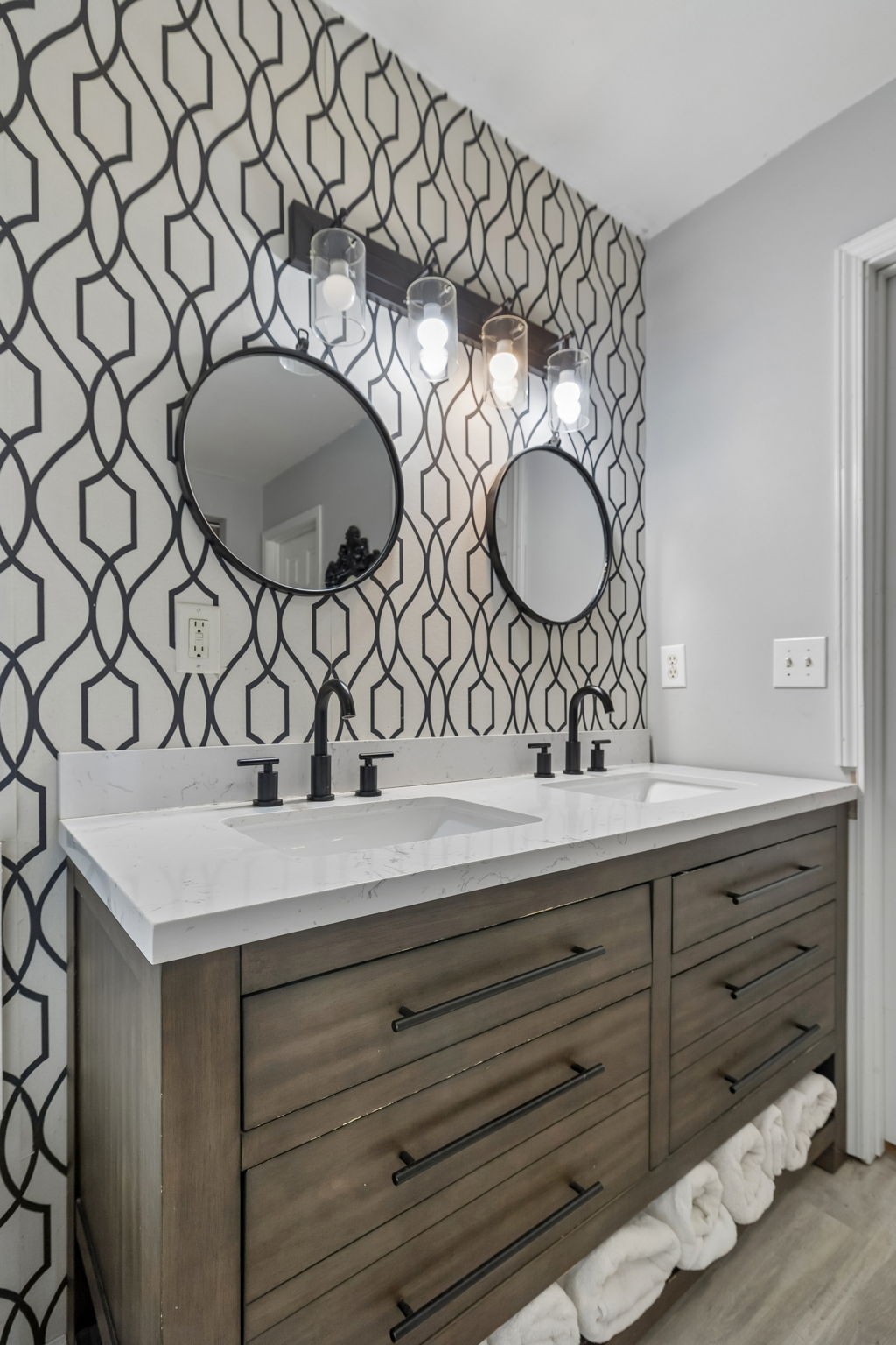 119 Christi Place Pleasant View, TN 37146 - Photo 24 of 62 a bathroom with a sink and a mirror