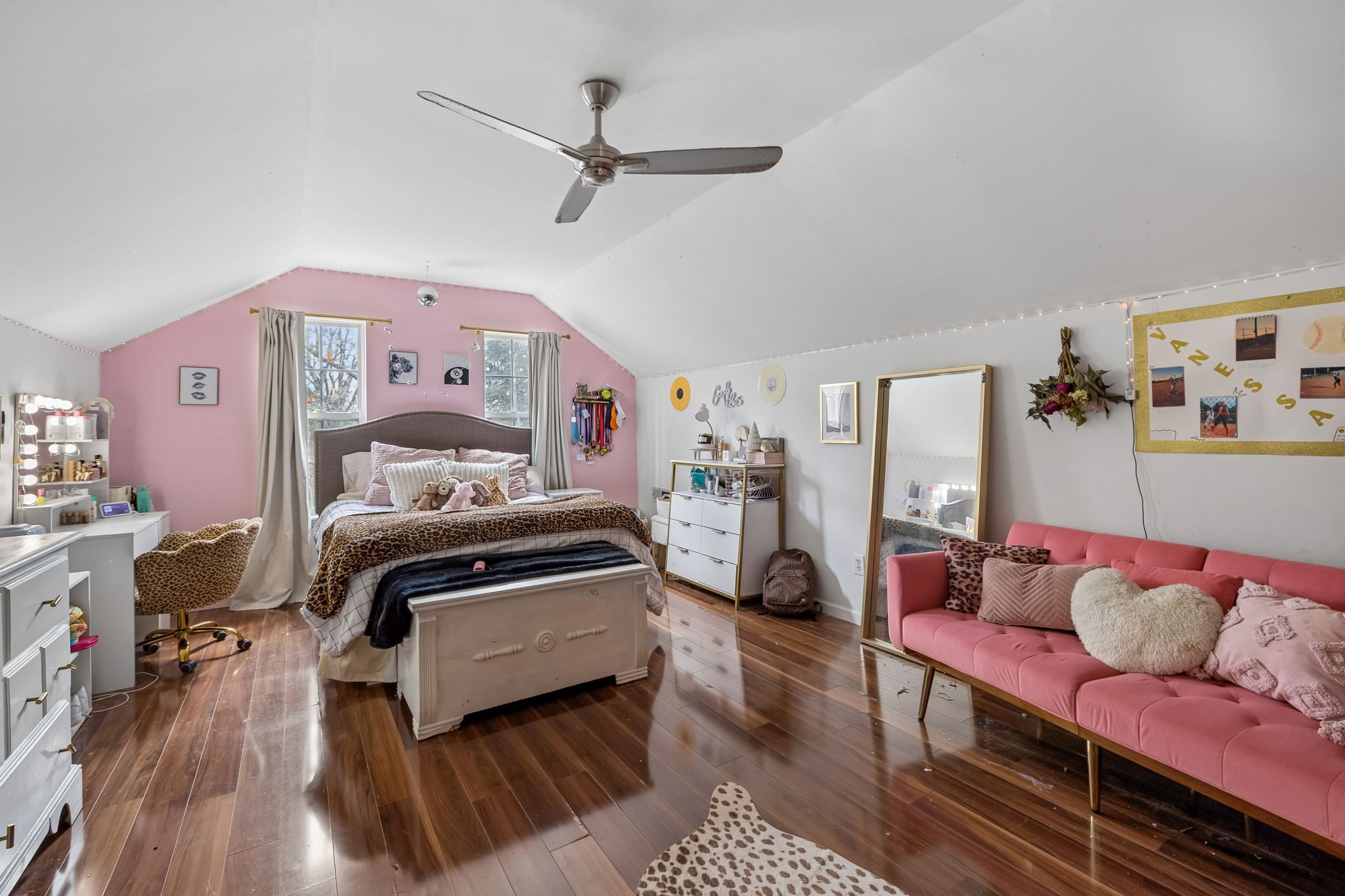 119 Christi Place Pleasant View, TN 37146 - Photo 37 of 62 a bedroom with furniture and a wooden floor