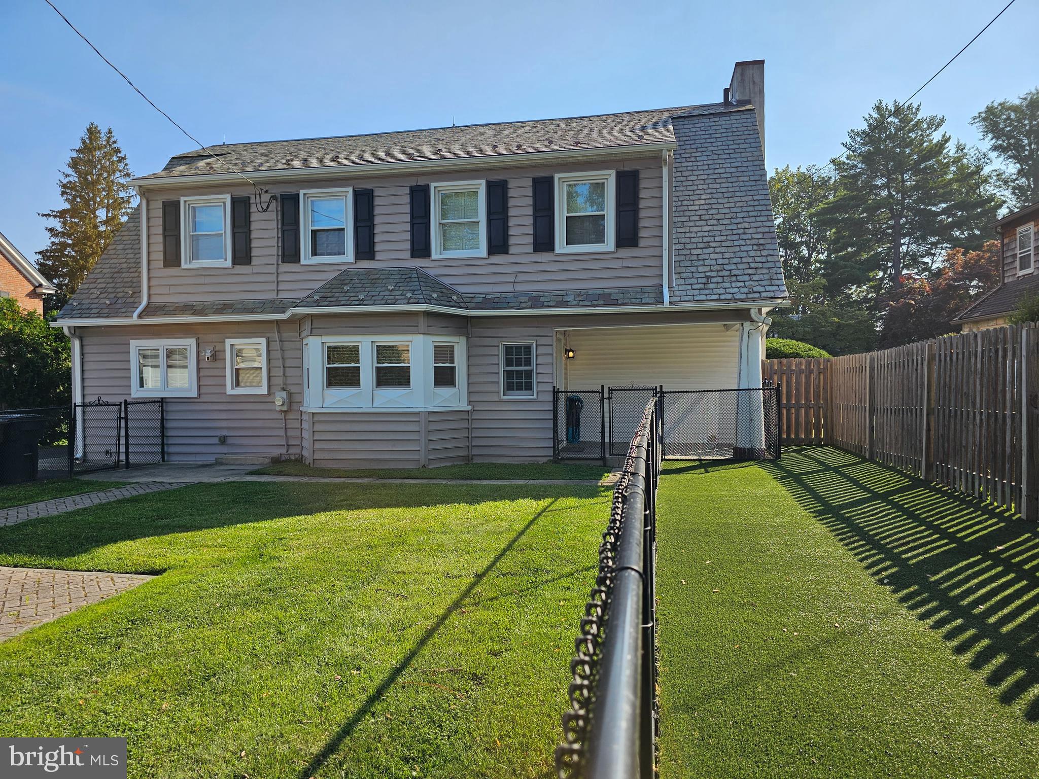 456 Irvington Road Drexel Hill, PA 19026 - Photo 24 of 24 Back Exterior with patio