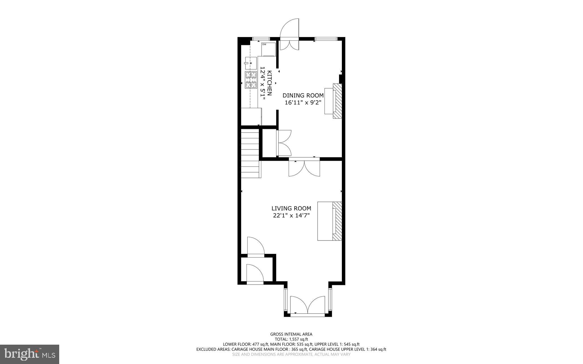 812 E Street Southeast Washington, DC 20003 - Photo 57 of 61 Floor Plan