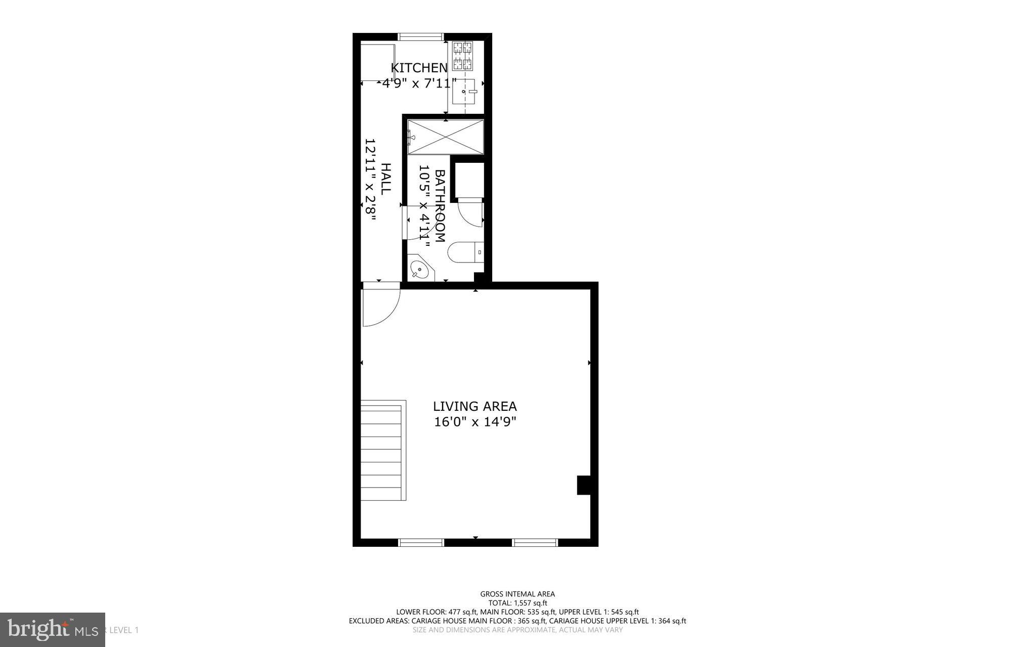 812 E Street Southeast Washington, DC 20003 - Photo 61 of 61 Floor Plan