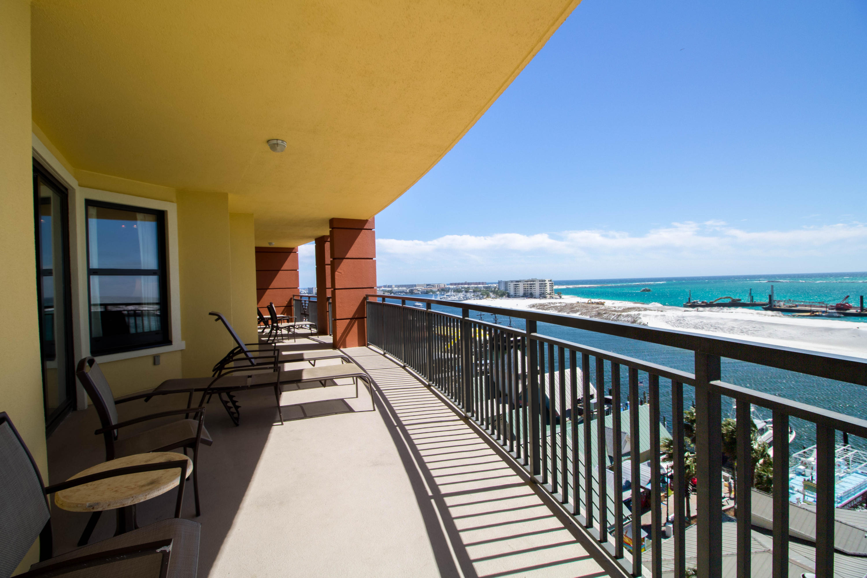 10 Harbor Boulevard, Unit E305E Destin, FL 32541 - Photo 27 of 33 a view of balcony with furniture