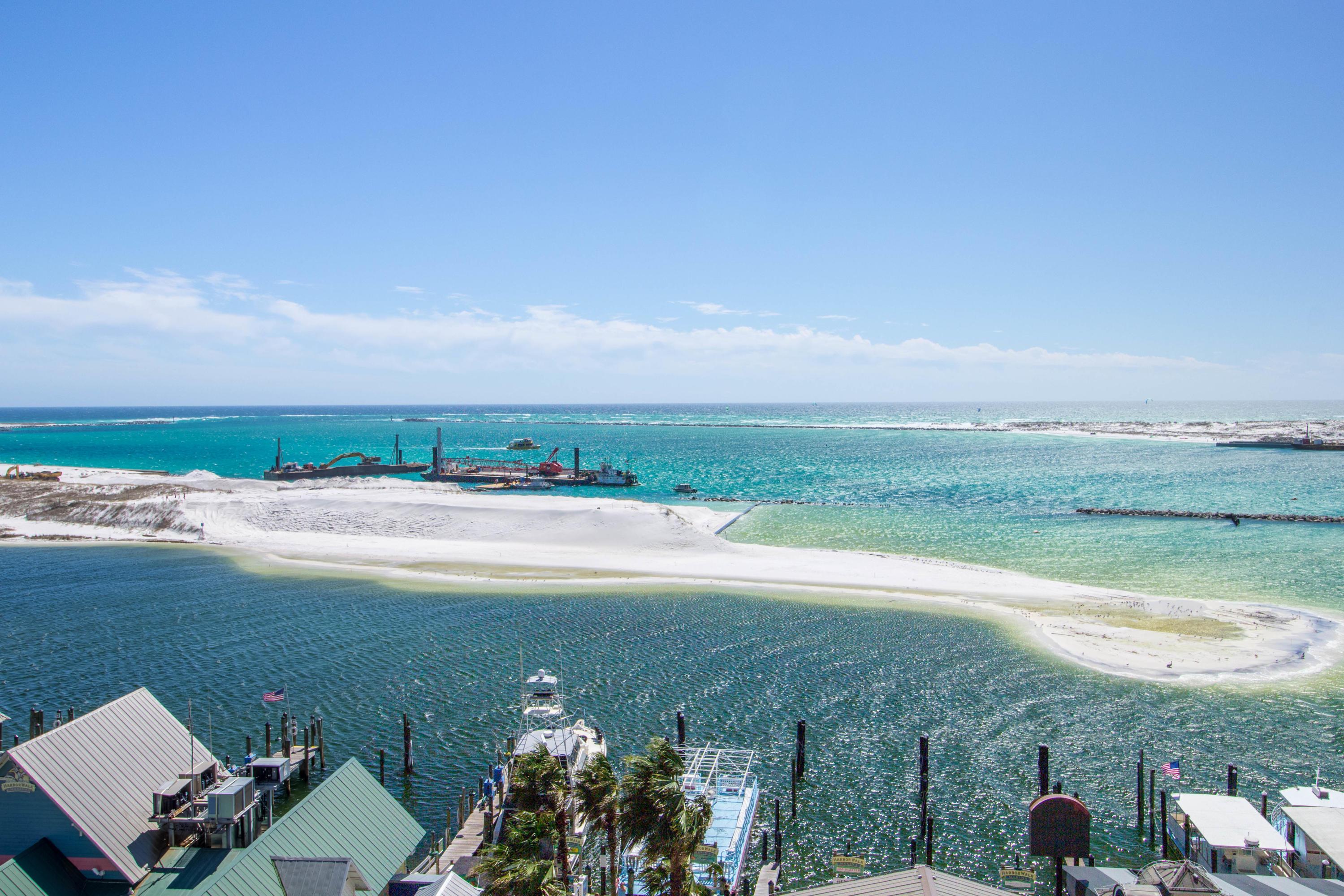 10 Harbor Boulevard, Unit E305E Destin, FL 32541 - Photo 31 of 33 a view of an ocean from a balcony