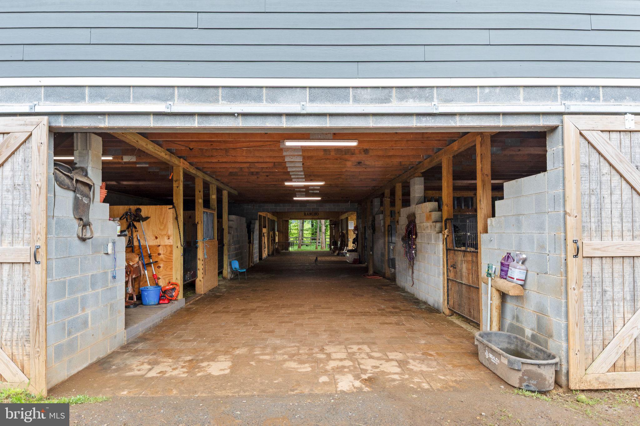 6119 Beach Road Midland, VA 22728 - Photo 78 of 98 a view of a garage with an outdoor space